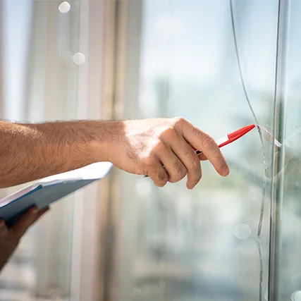 broken glass repair in Wesley Chapel, FL
